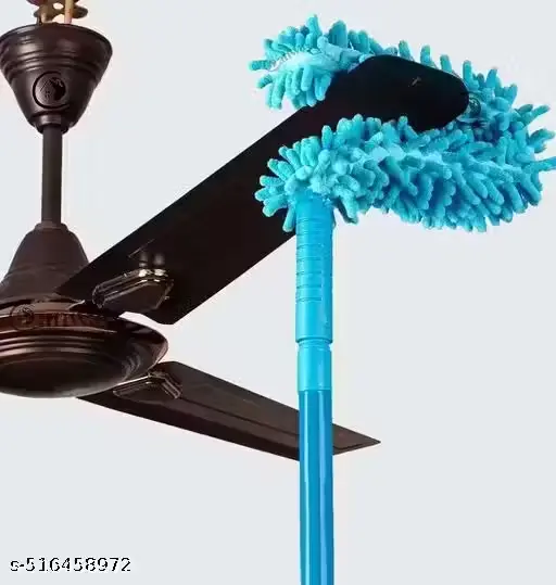 Flexible Feather Magic Microfiber Cleaning Duster Brush with Extendable Rod, Dust Cleaner for Home, Fan Cleaning Brush with Long Rod, Dusters for House Cleaning (Multi-Color)