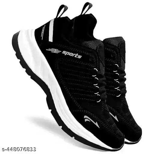 Stylish Black Shoe for Men & Boys, Running Shoe, Shoe for Men, Casual Shooe (NO-7)