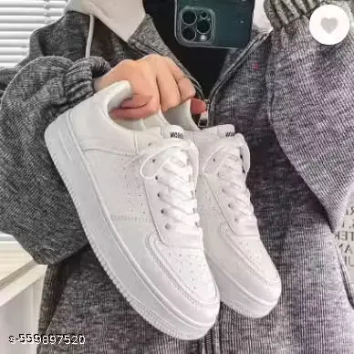 Casual Sneakers Outdoor White Sneakers (NO-8)